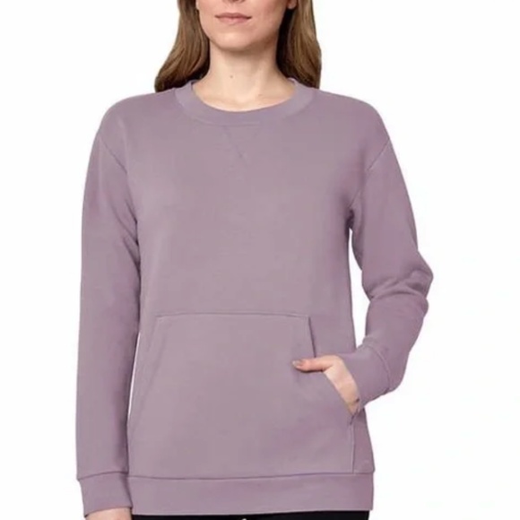 Mondetta Everyday Soft Crew Neck Lavender Size M NWT - Picture 1 of 2